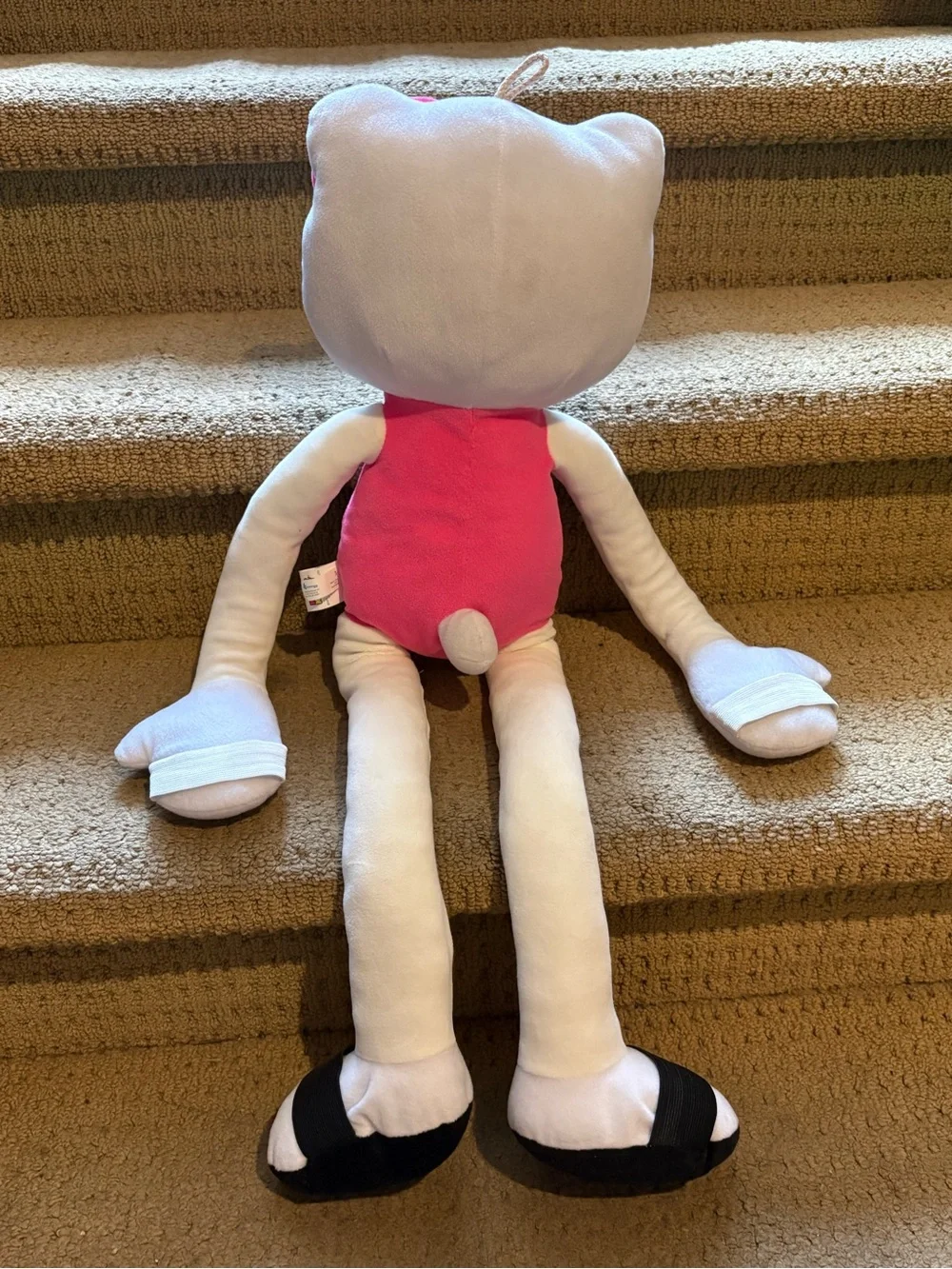 Hello Kitty 2014 Plush Doll in Pink Outfit Long-Leg Soft Toy 30”